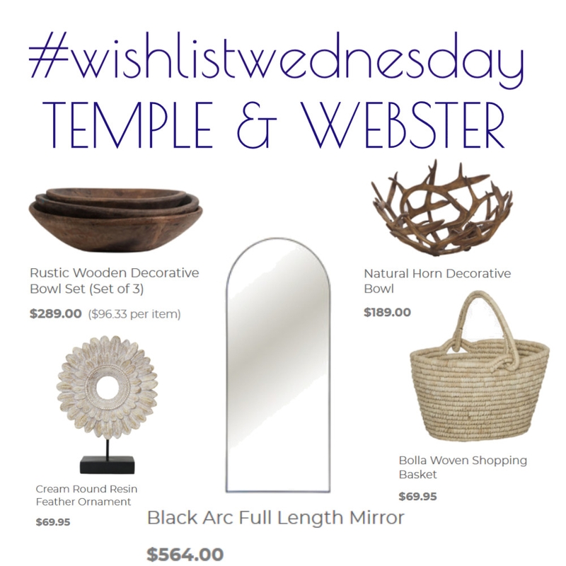 wishlist wednesday temple & webster Mood Board by Kohesive on Style Sourcebook