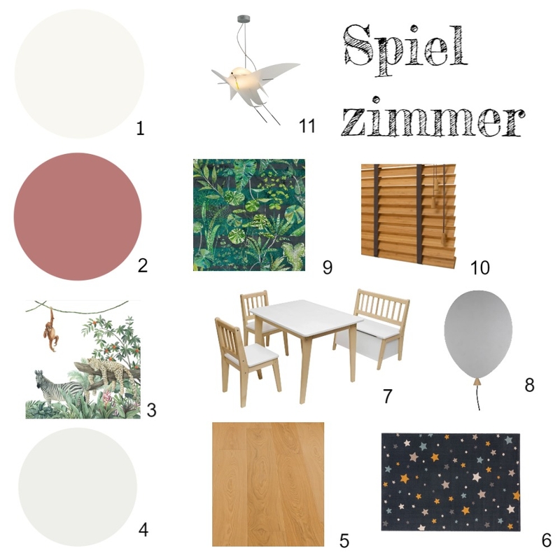 Aufgabe 9 Spielzimmer Mood Board by clara87 on Style Sourcebook