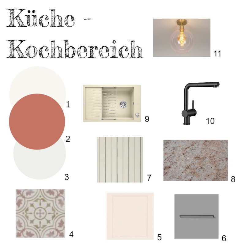 Aufgabe 9 Küche Kochbereich Mood Board by clara87 on Style Sourcebook