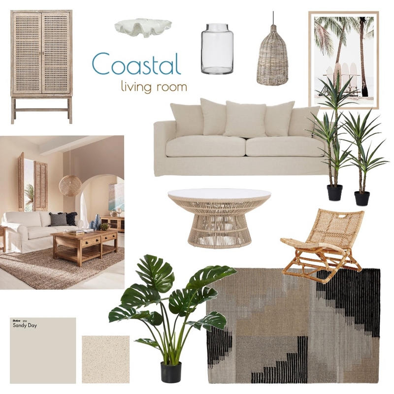 Coastal Living Room Mood Board by judithscharnowski on Style Sourcebook