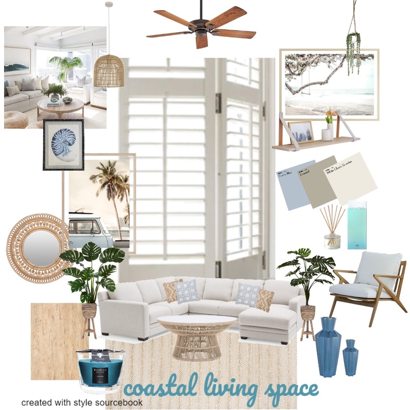 Coastal living space Mood Board by Mollynobelius on Style Sourcebook