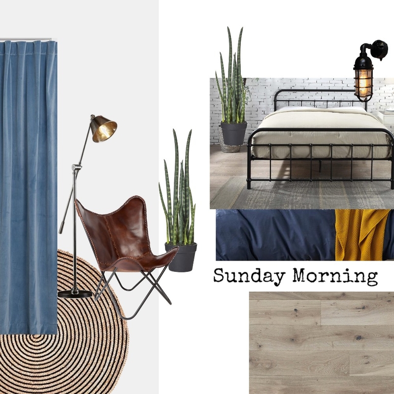 Industrial Bedroom Mood Board by mjanainab on Style Sourcebook