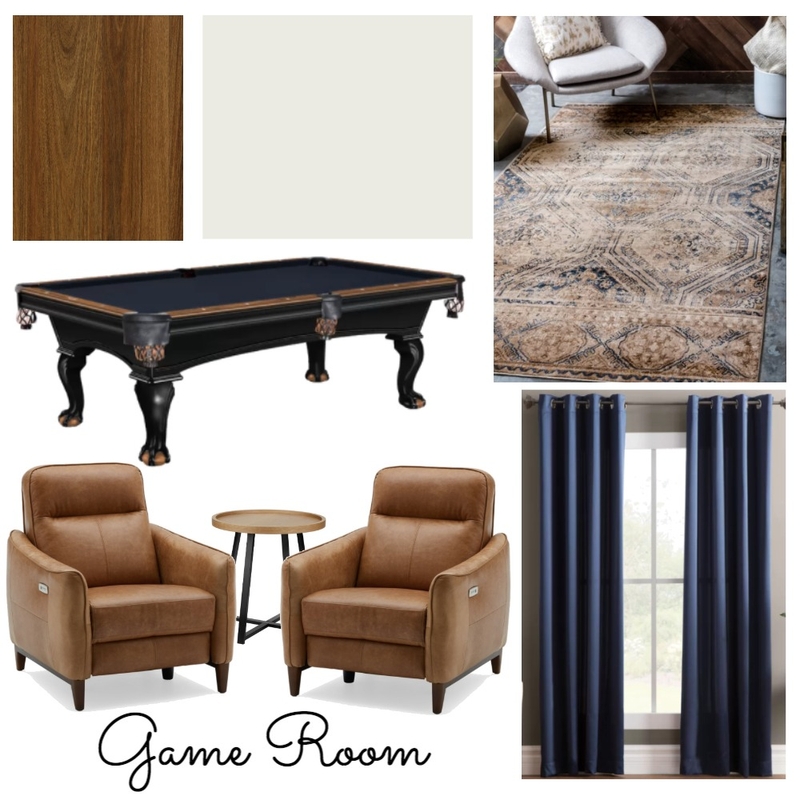 Game Room - Michel Mood Board by DANIELLE'S DESIGN CONCEPTS on Style Sourcebook