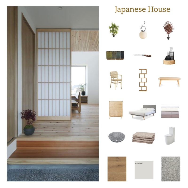 Japanese House Mood Board by judithscharnowski on Style Sourcebook