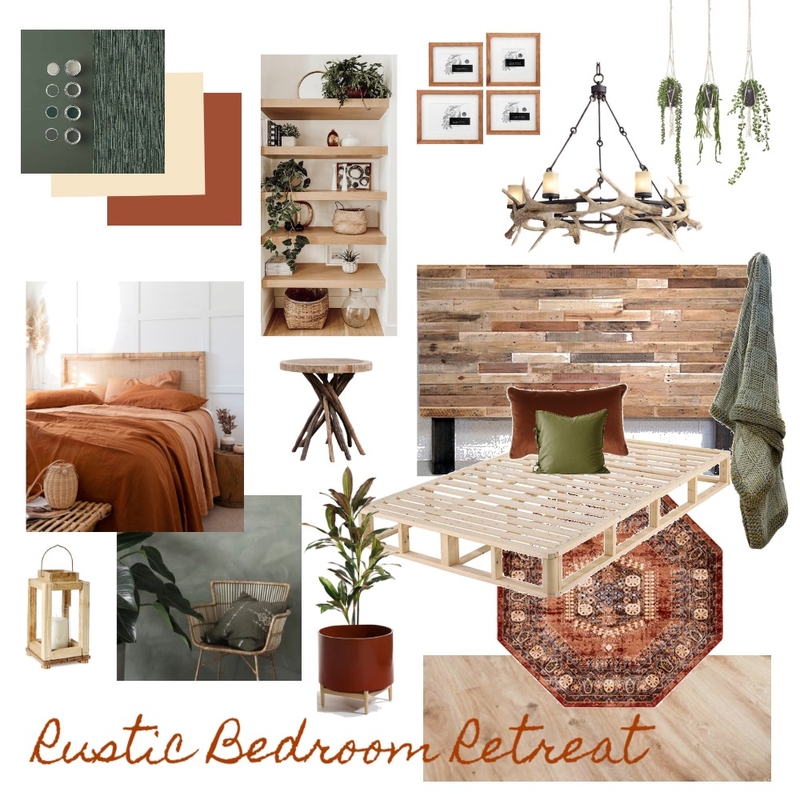 Rustic Bedroom Retreat Mood Board by JPFantin on Style Sourcebook