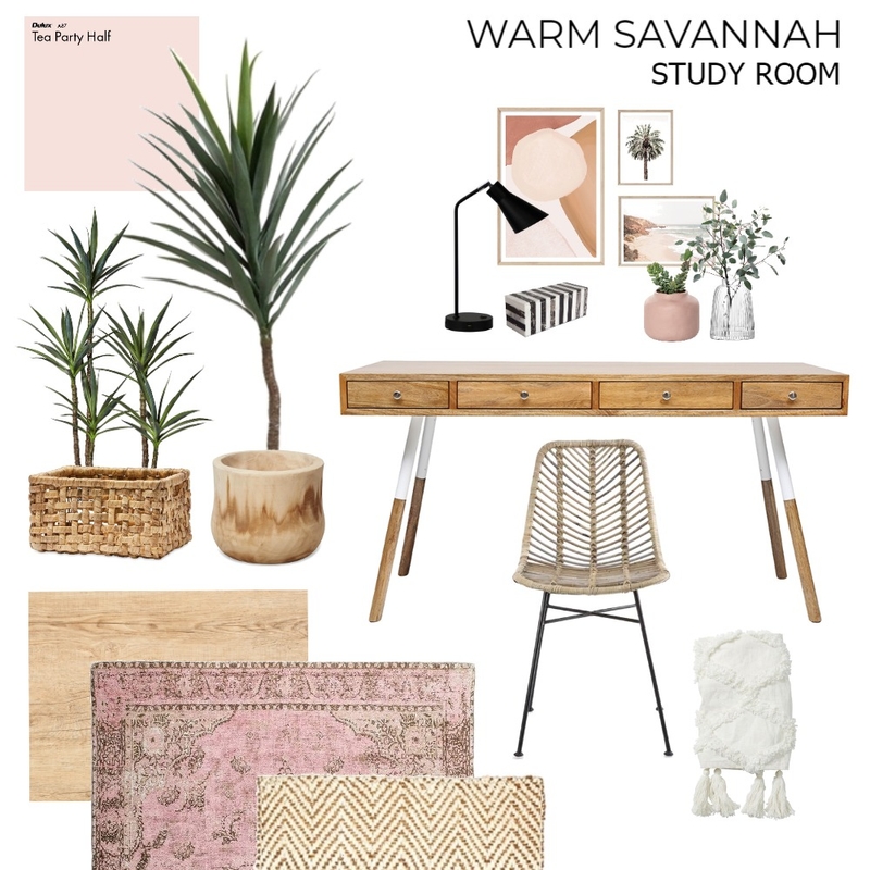 WARM SAVANNAH STUDY ROOM Mood Board by zahraalibasye_interiors on Style Sourcebook