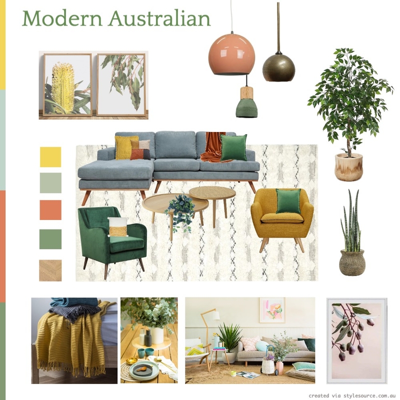 Australian Modern Mood Board by Koto Designs on Style Sourcebook