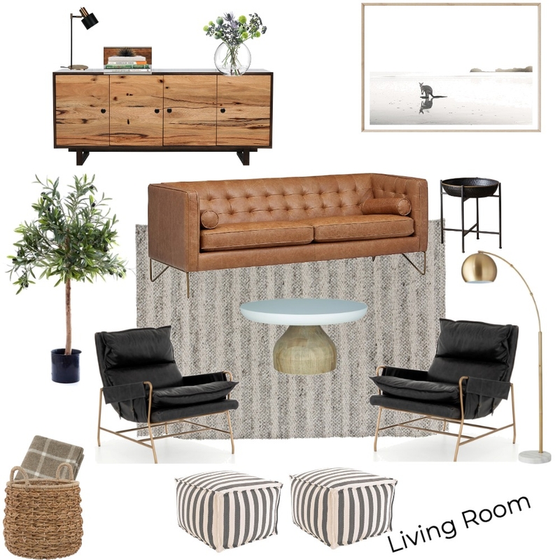 Module 9 Living Room Mood Board by kchanana on Style Sourcebook