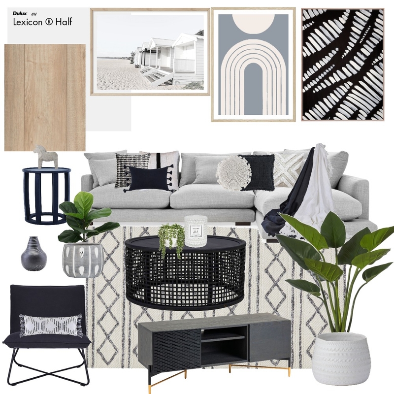 Modern Living Room Mood Board by BecHeerings on Style Sourcebook