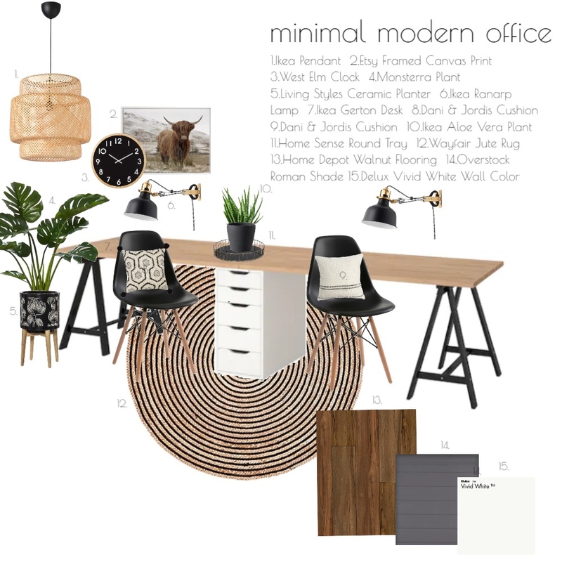 IDI Module 10 - Client Redesign Office Mood Board by Nbyrtus on Style Sourcebook