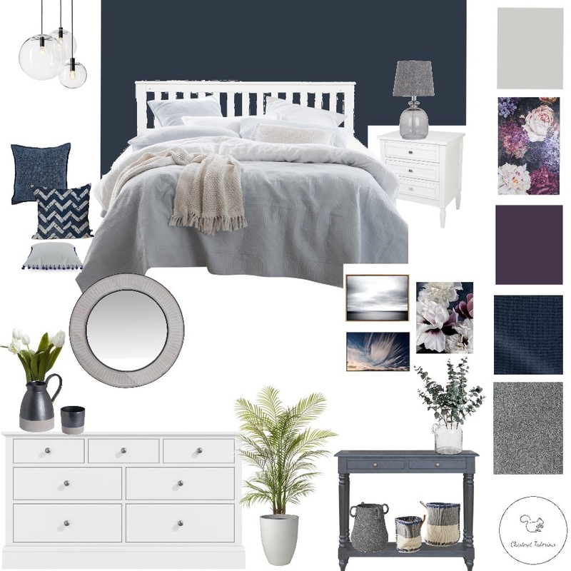 Navy Bedroom - Loxley Mood Board by Chestnut Interior Design on Style Sourcebook