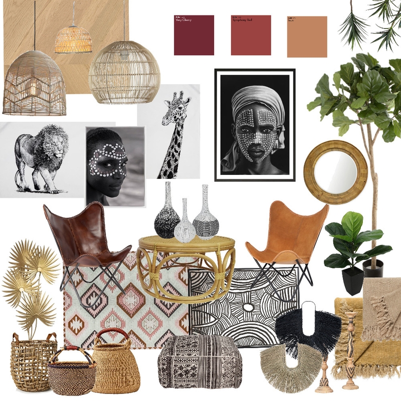 Africian Mood Board by rachelericksondesign on Style Sourcebook