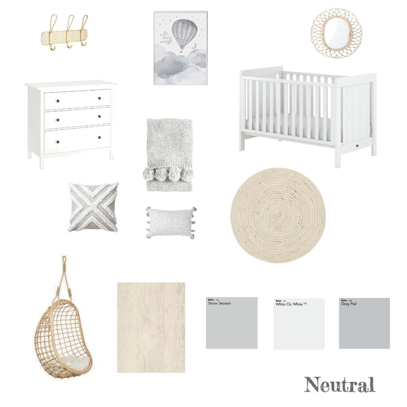 Neutral Nursey Mood Board by Lucy's Home Interiors on Style Sourcebook