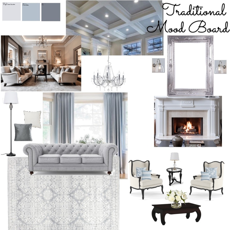 Traditional Mood Board by Ingrid Allen on Style Sourcebook