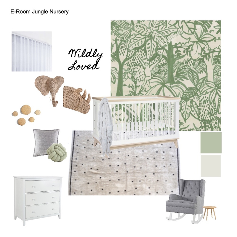 Jungle Nursery Mood Board by Carina Spencer on Style Sourcebook