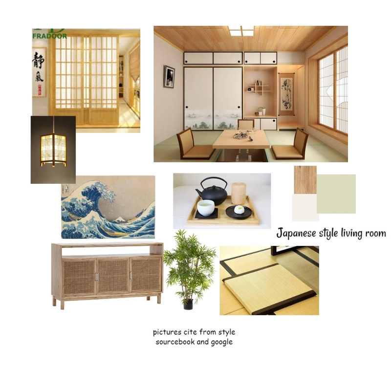 Japanese style ID Mood Board by gracez1223 on Style Sourcebook