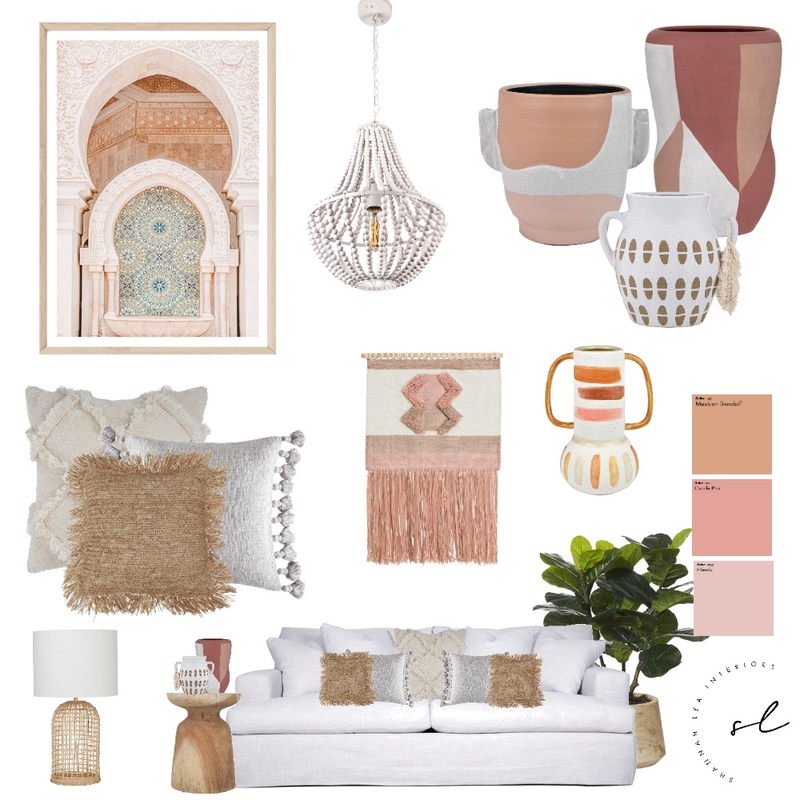 Pretty Pinks Mood Board by Shannah Lea Interiors on Style Sourcebook