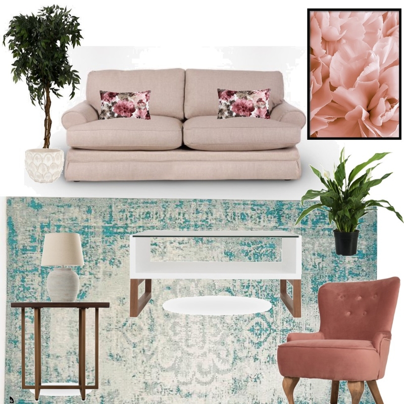 Floral vintage modern living room Mood Board by Rebone on Style Sourcebook