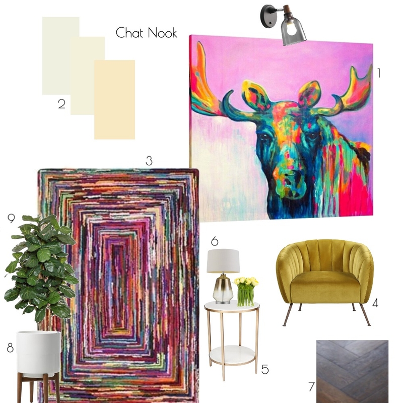 Module 9 Chat Nook Mood Board by shelaghbillett on Style Sourcebook