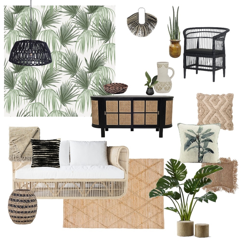 Tropical Utopia Mood Board by Willow on Style Sourcebook