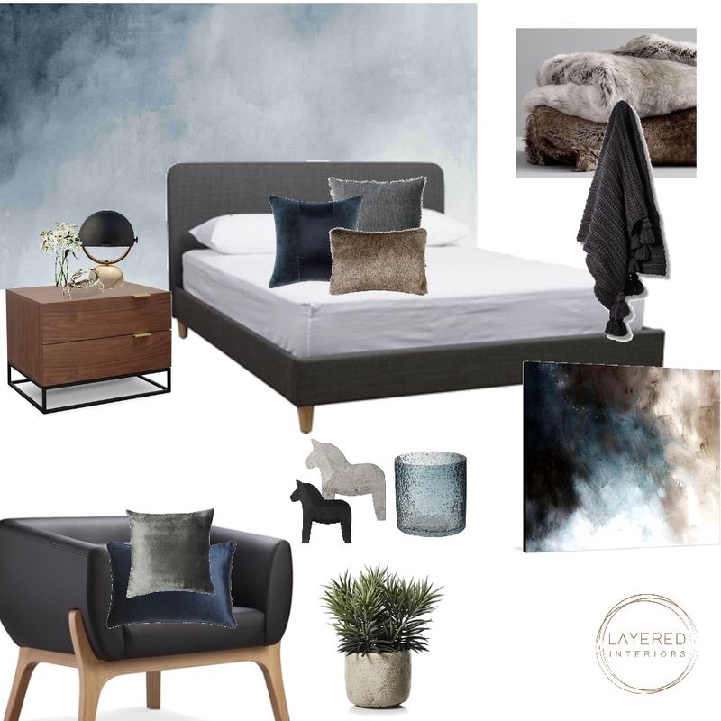 Moody Guest Bedroom Mood Board by JulesHurd on Style Sourcebook