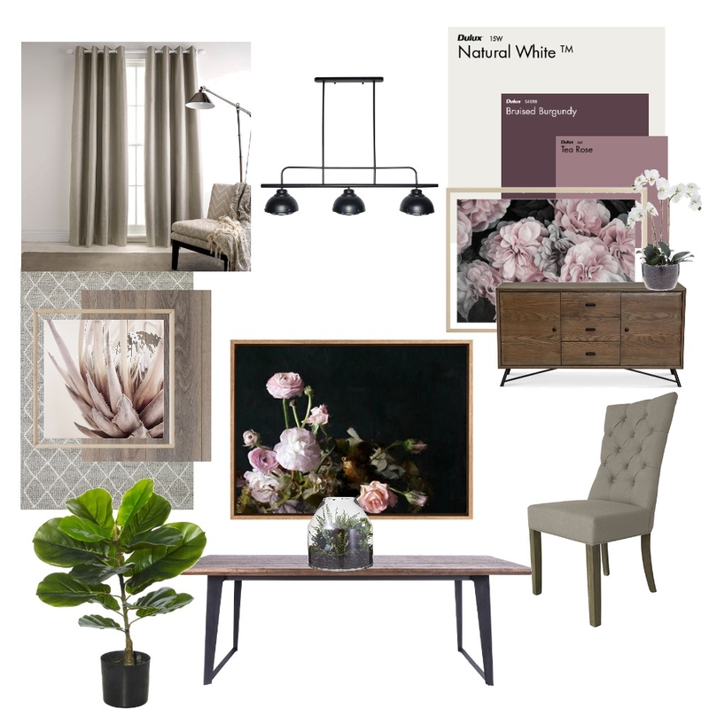 Digital Communication Dining Mood Board by Noviana’s Interiors on Style Sourcebook