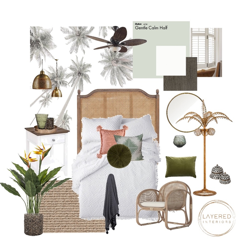 Relaxed Resort Guest Bedroom Mood Board by JulesHurd on Style Sourcebook