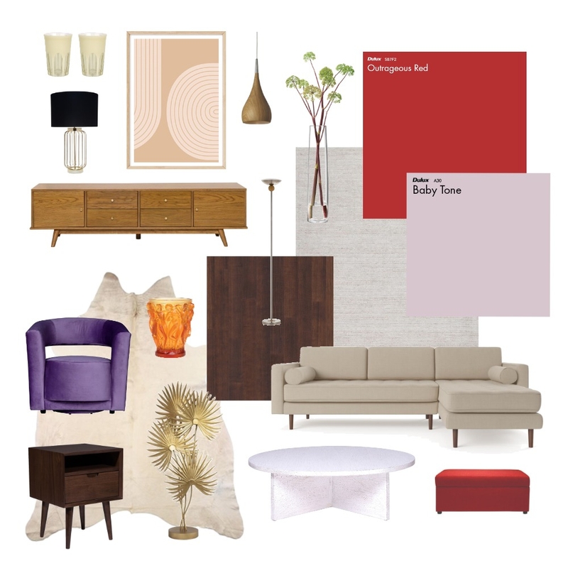 Midcentury Modern Mood Board by CarmelleGacasan on Style Sourcebook