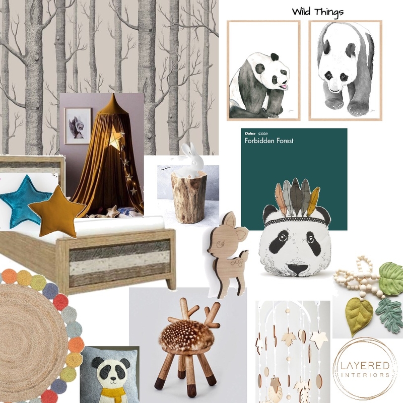 Wild Things Mood Board by JulesHurd on Style Sourcebook