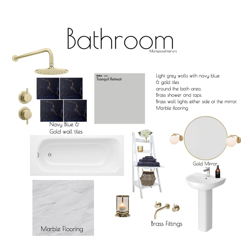 Bathroom Mood Board by Mariosa_Interiors on Style Sourcebook