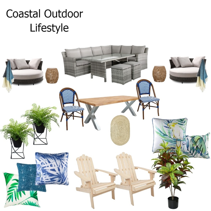 Coastal outdoor lifestyle Mood Board by Rustic Blue Interiors on Style Sourcebook