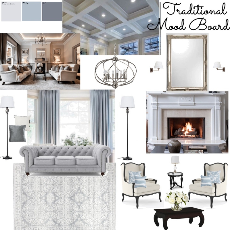 Traditional Mood Board by Ingrid Allen on Style Sourcebook
