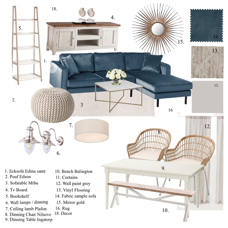 Sabine’s sample board Mood Board by Denise Pinot on Style Sourcebook