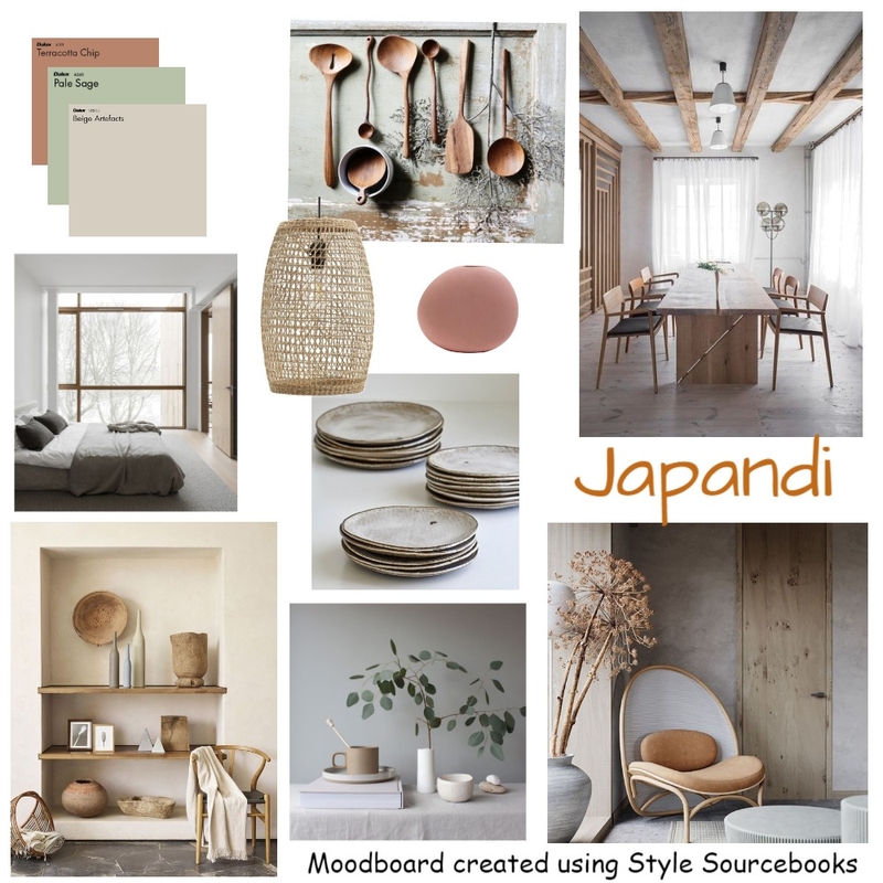 Japandi Mood Board by StaceyPickering on Style Sourcebook