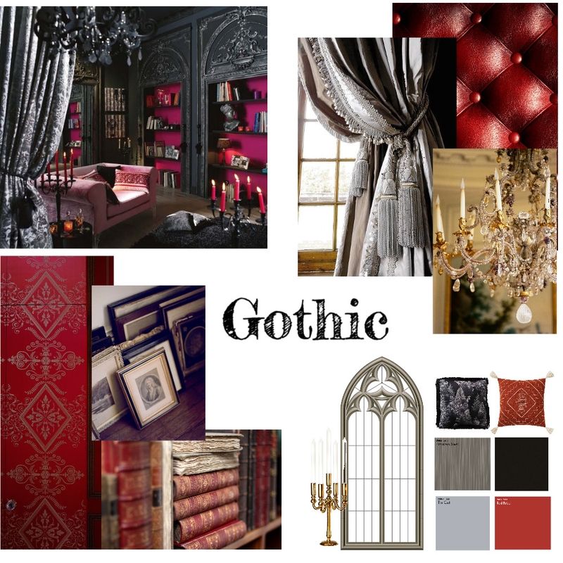 Gothic Moodboard Mood Board by JenQ on Style Sourcebook