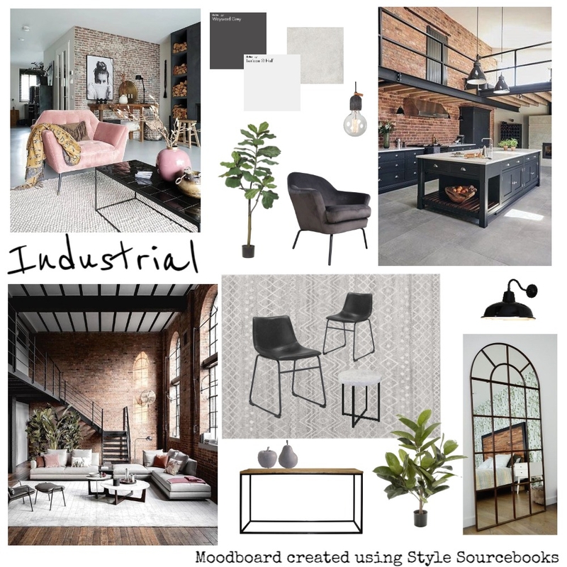 Industrial Mood Board by StaceyPickering on Style Sourcebook