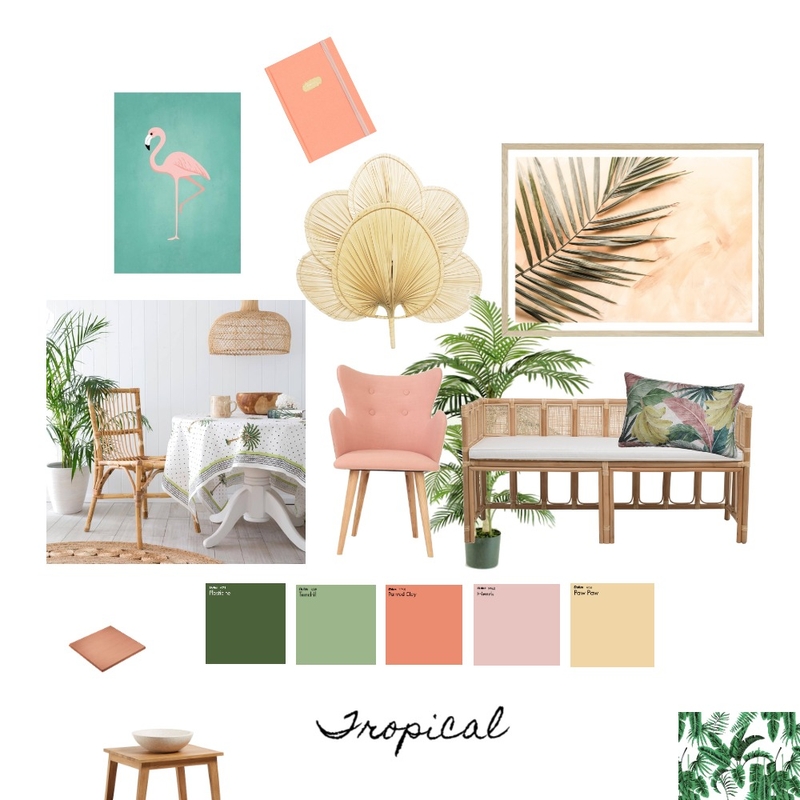 Tropical Mood Board by jwheat on Style Sourcebook