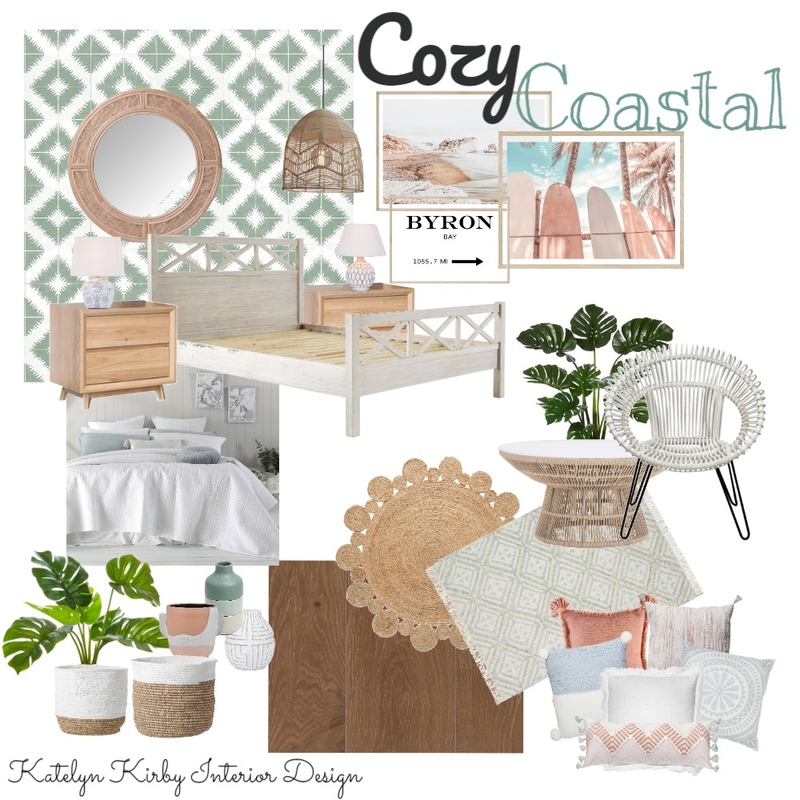 Cozy Coastal Mood Board by Katelyn Kirby Interior Design on Style Sourcebook