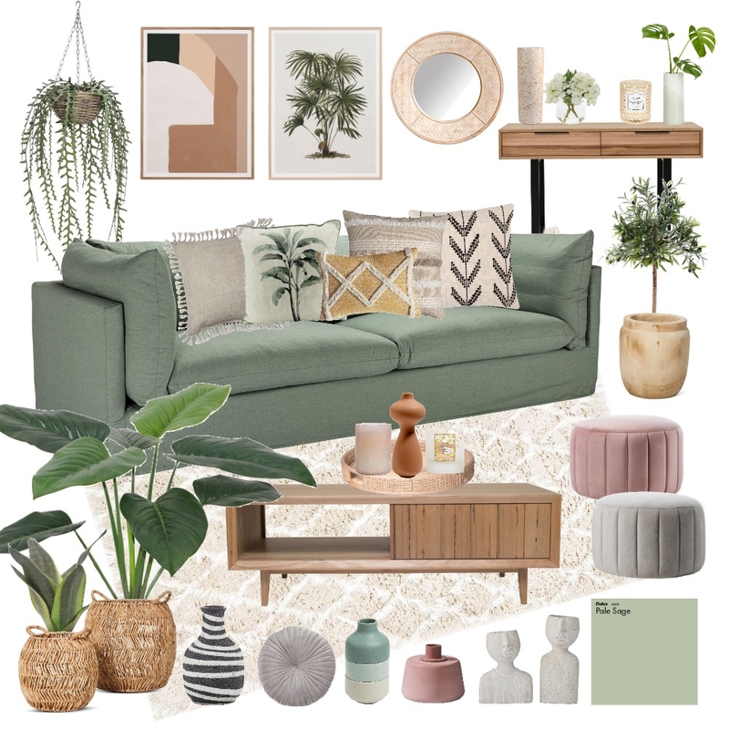 #plantlife living room Mood Board by Happy Nook Interiors on Style Sourcebook