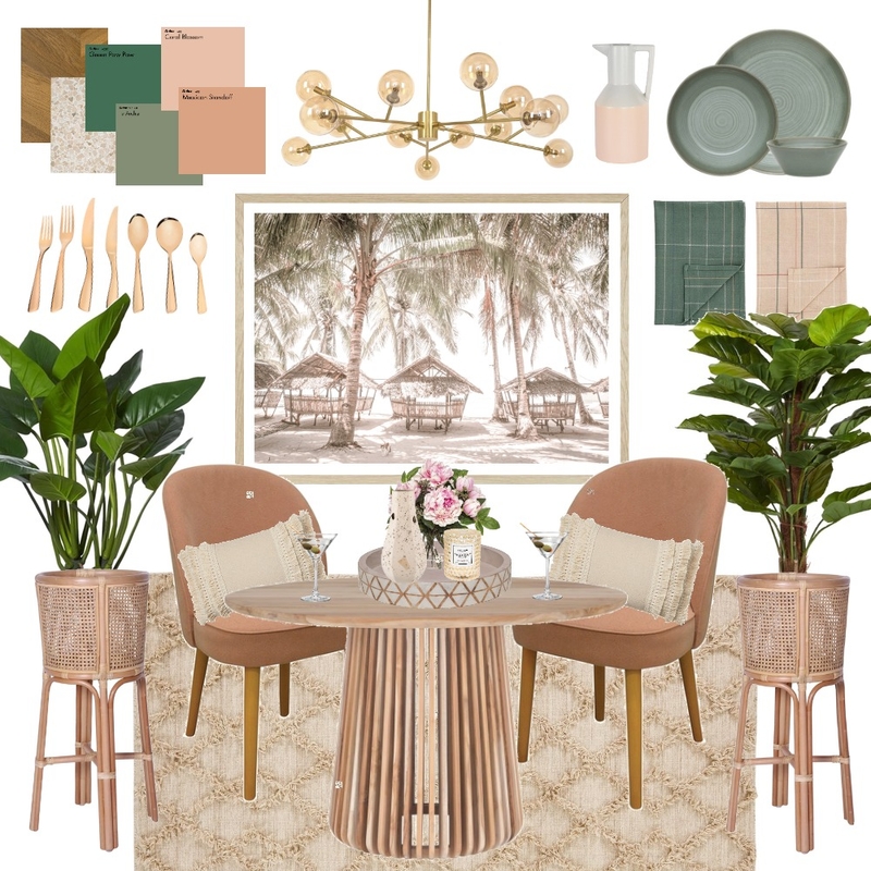 Calm and chic dining space Mood Board by Happy Nook Interiors on Style Sourcebook
