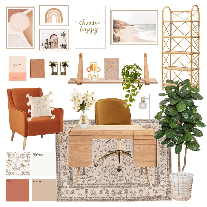 Happy study haven Mood Board by Happy Nook Interiors on Style Sourcebook