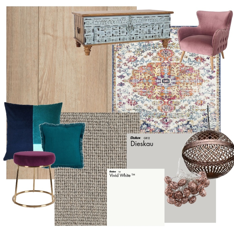 Boho Chic Mood Board by Kathleen Berry on Style Sourcebook