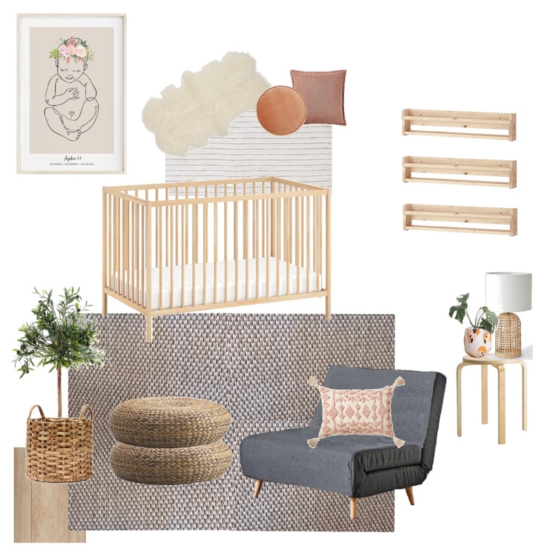 Boho Nursery gracie Mood Board by VickyW on Style Sourcebook