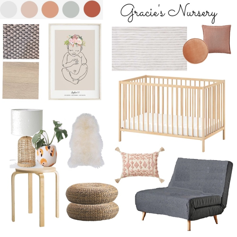 Gracie's Nursery Mood Board by VickyW on Style Sourcebook