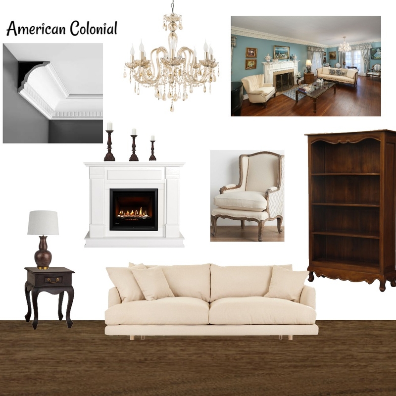American Colonial Mood Board by ab_interiors on Style Sourcebook