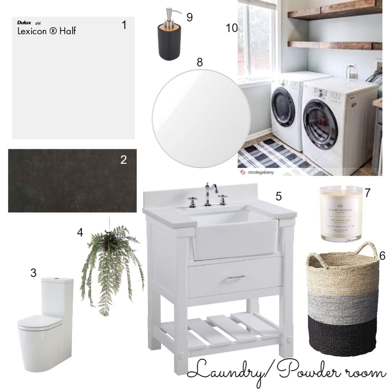 Laundry Room/Powder Room Mood Board by House 2 Home Designs LLC on Style Sourcebook