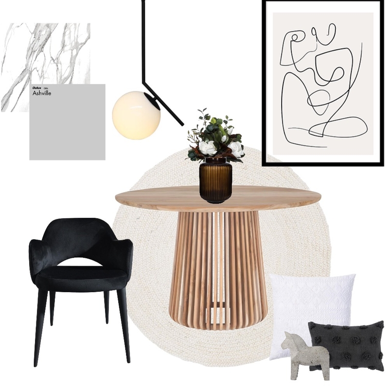 Moody Dining Mood Board by Autumn & Raine Interiors on Style Sourcebook