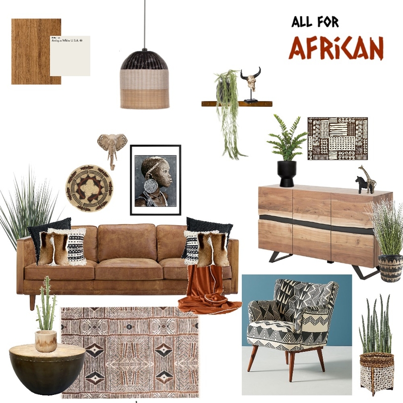 African Mood Board by MFlinn on Style Sourcebook