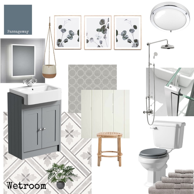 Module 9 - Wet Room with paint Mood Board by Jacko1979 on Style Sourcebook