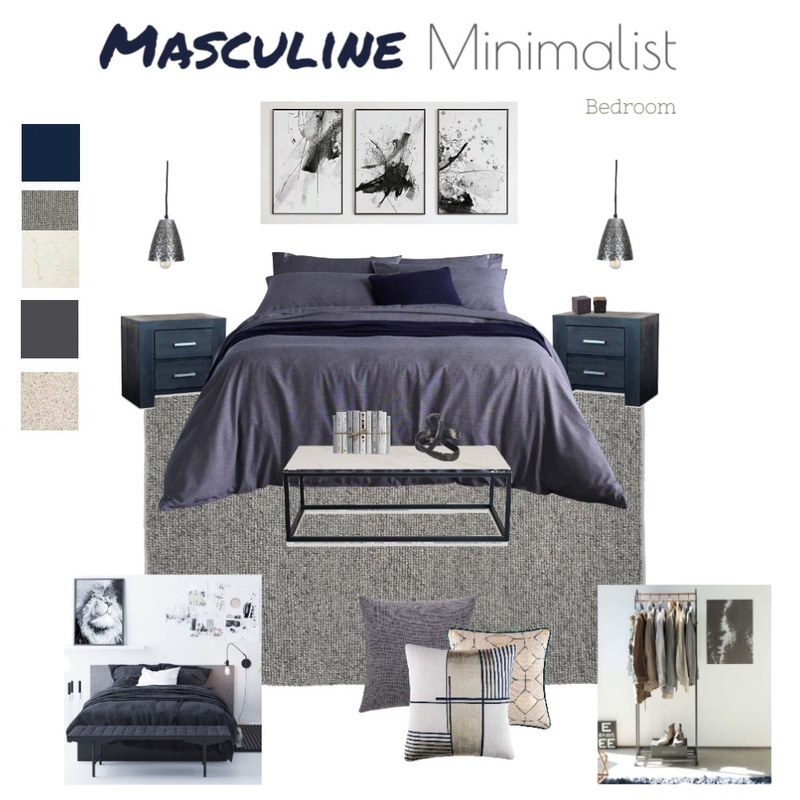 Masculine Minimalist - Cailey & Co. Interior Styling Mood Board by Cailey & Co. Interior Styling on Style Sourcebook